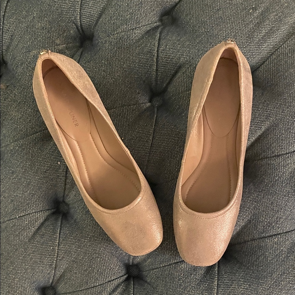 Donald J. Pliner metallic heels.